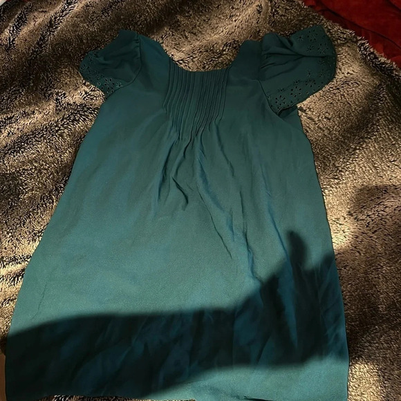 Maison Cinqcent Green Spring Summer mini Baby doll Dress, M - Picture 16 of 17